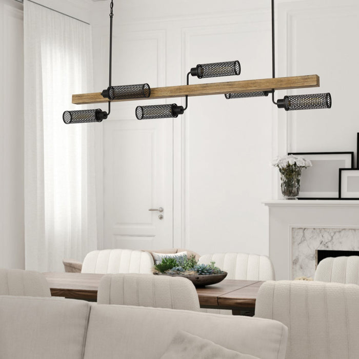 Huntington-Light-Oak-Rustic-Farmhouse-Chandelier-White-Stone-Decor-1