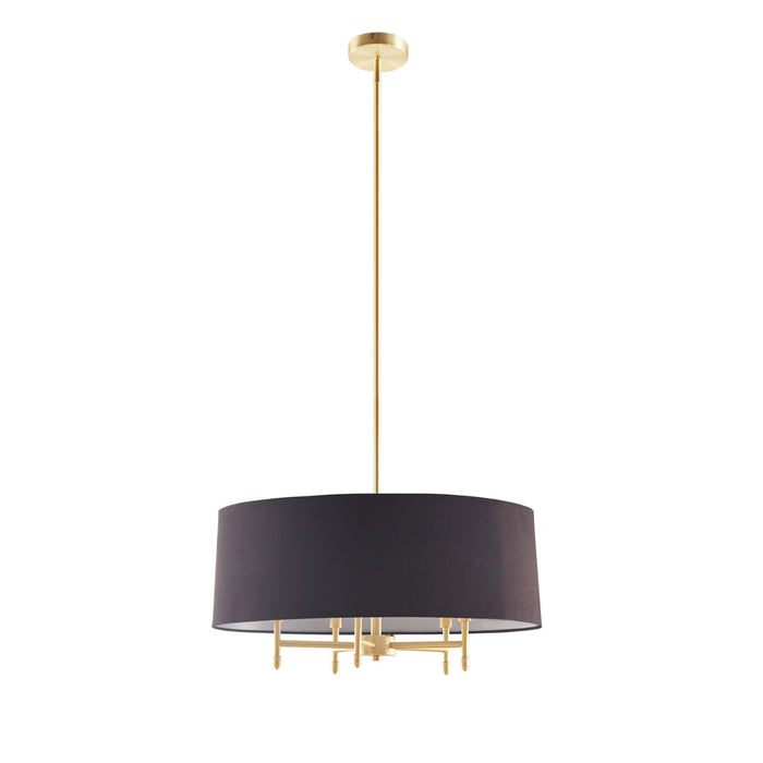 Hutchinson-Black-Gold-Chandelier-White-Stone-Decor-2