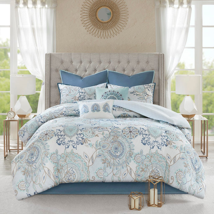 Isabelle-Blue-Medallion-Floral-8-Piece-Comforter-Set-White-Stone-Decor