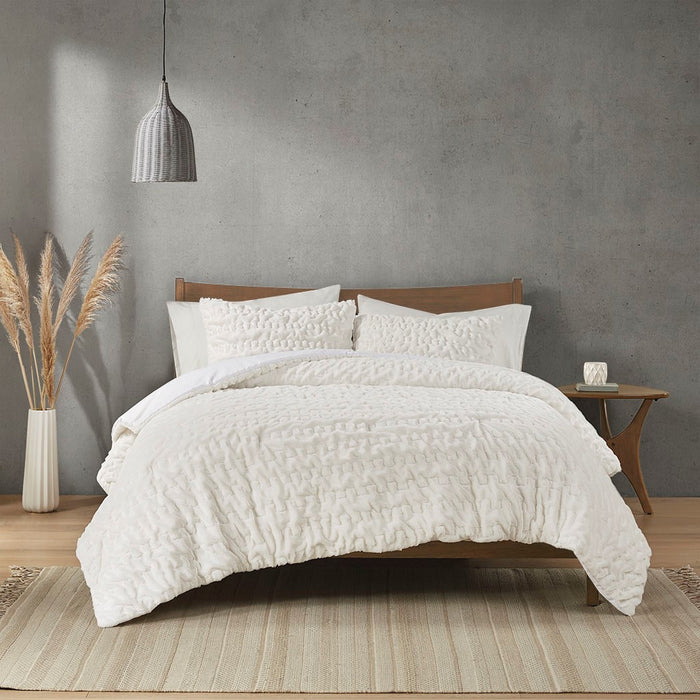 Ivory-Cadence-Textured-Luxury-Comforter-Set-White-Stone-Decor