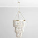 Julian-White-Beads-Modern-Gold-Chandelier-White-Stone-Decor-1