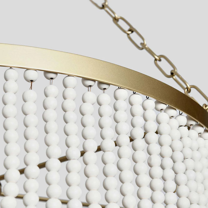 Julian-White-Beads-Modern-Gold-Chandelier-White-Stone-Decor-3