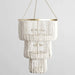 Julian-White-Beads-Modern-Gold-Chandelier-White-Stone-Decor
