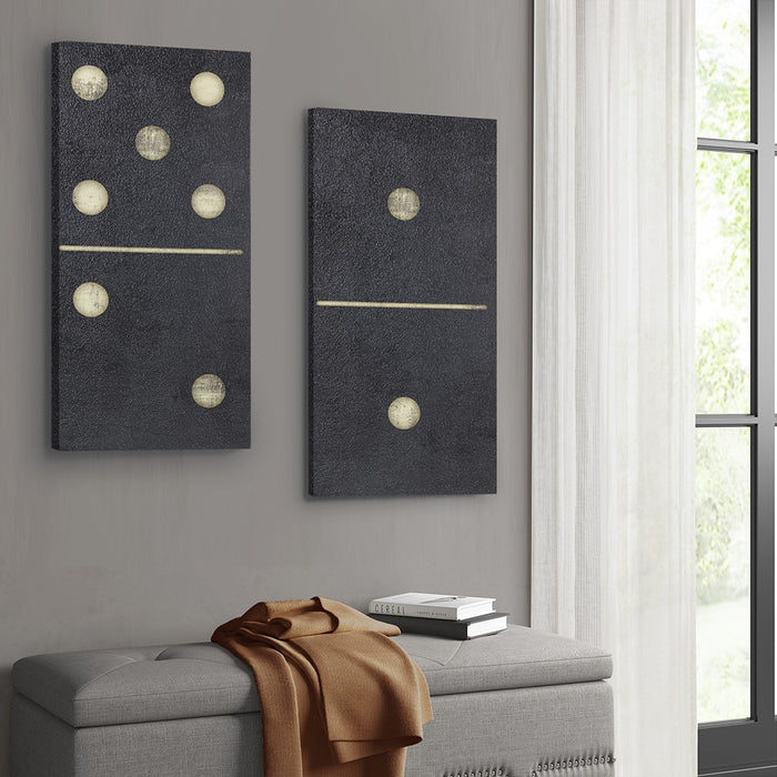 Latta-Dominos-Black-Gold-Canvas-Art-Set-White-Stone-Decor-1