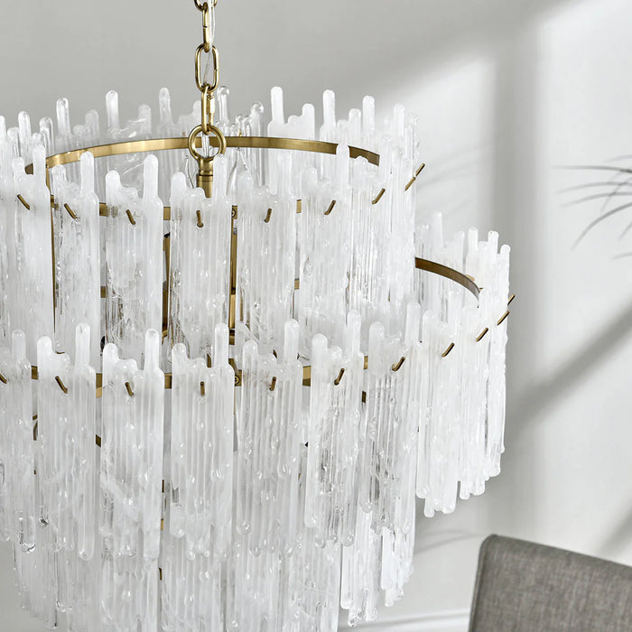 Laurena-Round-Crystal-Contemporary-Chandelier-White-Stone-Decor-5