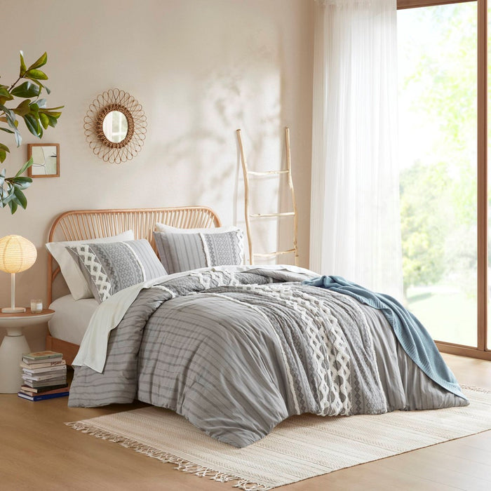 Leah-Gray-Boho-Geometric-Pattern-Comforter-Set-White-Stone-Decor-1