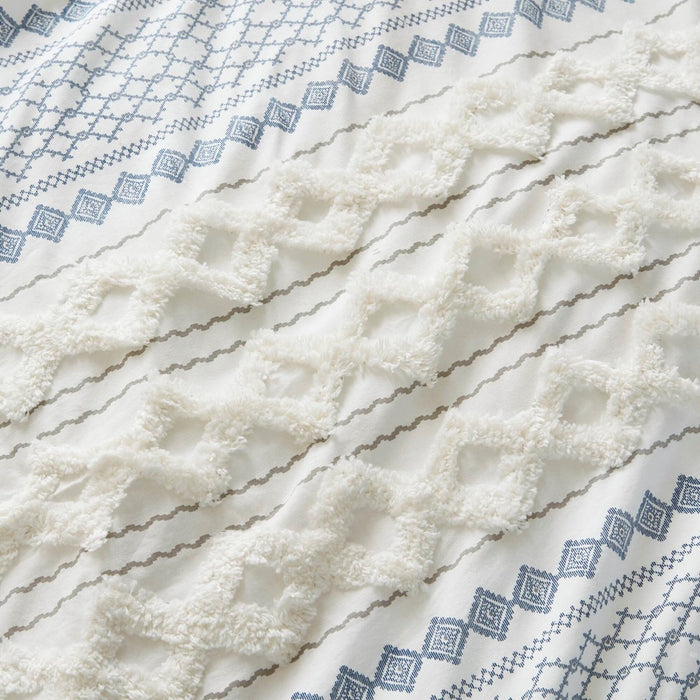 Leah-Navy-Boho-Geometric-Pattern-Comforter-Set-White-Stone-Decor-3