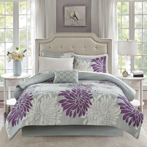 Lisa-Mae-White-Purple-Floral-Comforter-Set-White-Stone-Decor-1