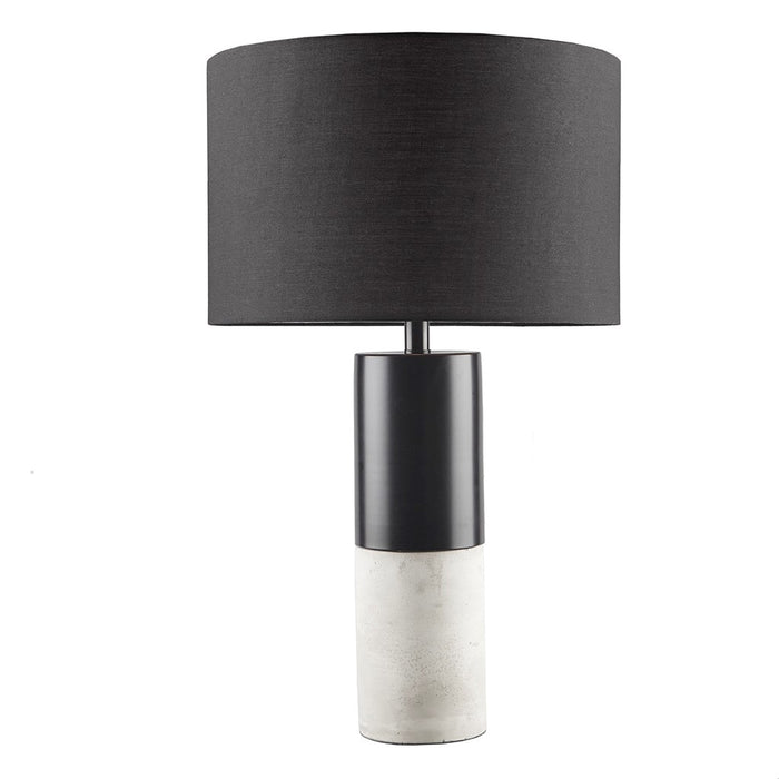 Lluveras-Black-Grey-Table-Lamp-White-Stone-Decor-2