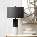 Lluveras-Black-Grey-Table-Lamp-White-Stone-Decor