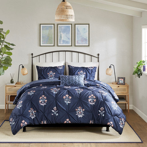 Lola-Navy-Floral-Farmhouse-4-Piece-Comforter-Set-White-Stone-Decor