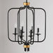 Louis-Black-Gold-Industrial-Chandelier-White-Stone-Decor-2