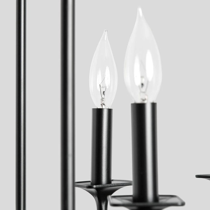 Louis-Black-Gold-Industrial-Chandelier-White-Stone-Decor-4