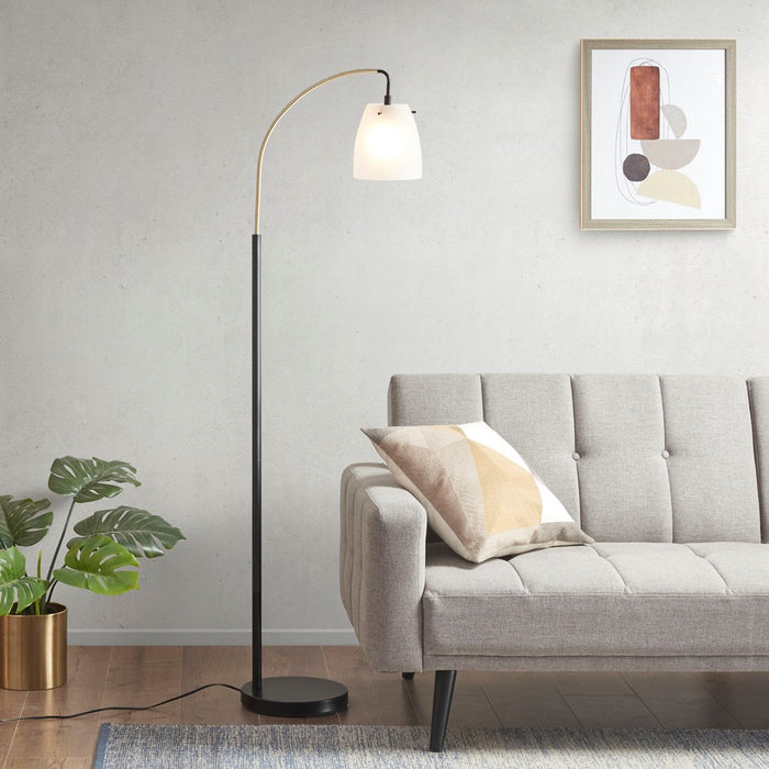 Lovell-Mate-Black-Floor-Lamp-White-Stone-Decor-1