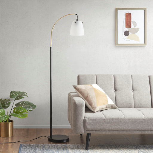 Lovell-Mate-Black-Floor-Lamp-White-Stone-Decor