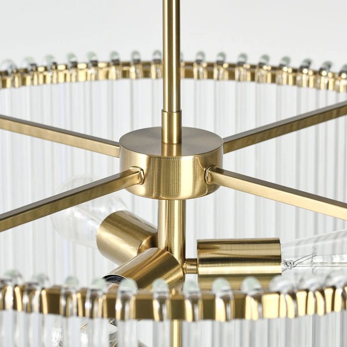 Luciana-Round-Crystal-Brass-Accent-Chandelier-White-Stone-Decor-2