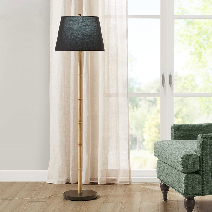 Macdona Metal Bamboo Floor Lamp