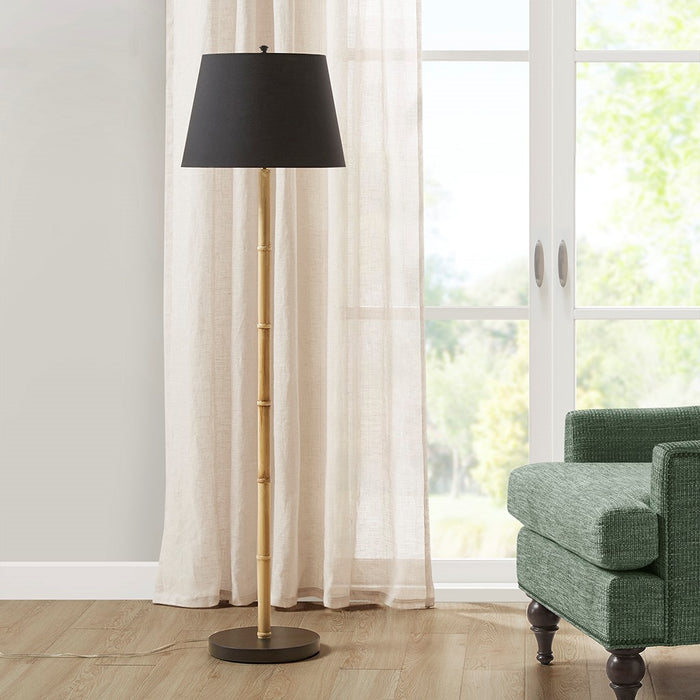 Macdona Metal Bamboo Floor Lamp