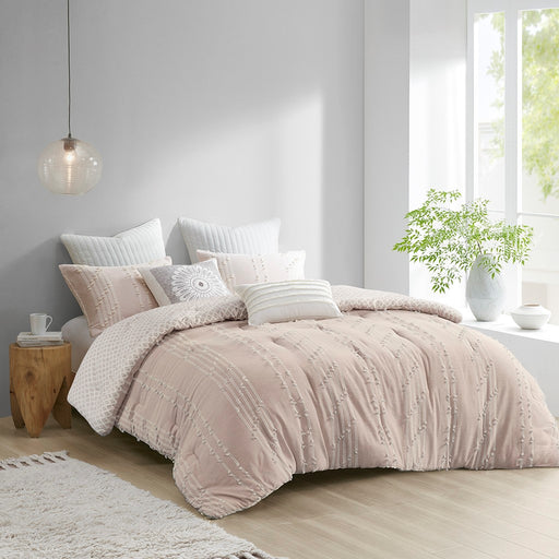 Maison-Blush-Textured-Farmhouse-Comforter-Set-White-Stone-Decor-1