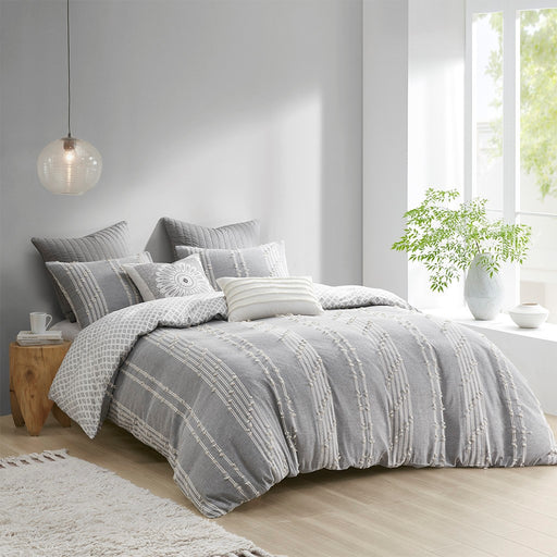 Maison-Gray-Textured-Farmhouse-Comforter-Set-White-Stone-Decor-1