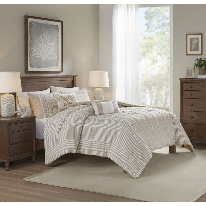 Malden-Taupe-Comforter-Set-White-Stone-Decor