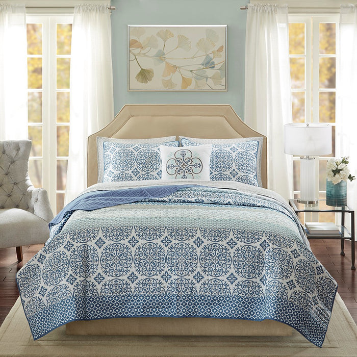 Mason-Blue-Medallion-Pattern-Comforter-Set-White-Stone-Decor-1