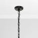 Mid-Century-Rosemond-Black-Glass-28-Chandelier-White-Stone-Decor-3