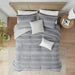 Miracle-Grey-Geometric-Patterned-5-Piece -Comforter-Set-White-Stone-Decor-2