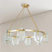 Modern-Shena-Round-Gold-Chandelier-White-Stone-Decor