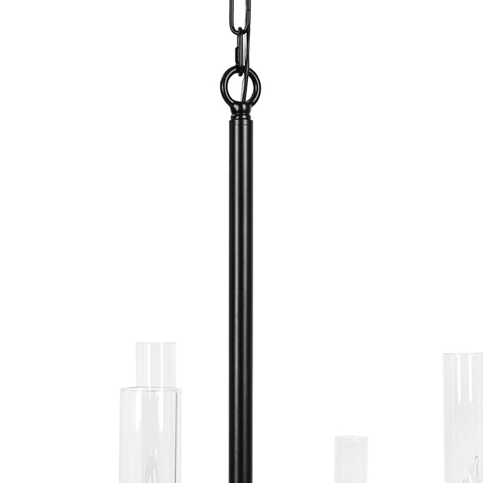 Monterey-Black-Contemporary-Industrial-Chandelier-White-Stone-Decor-3