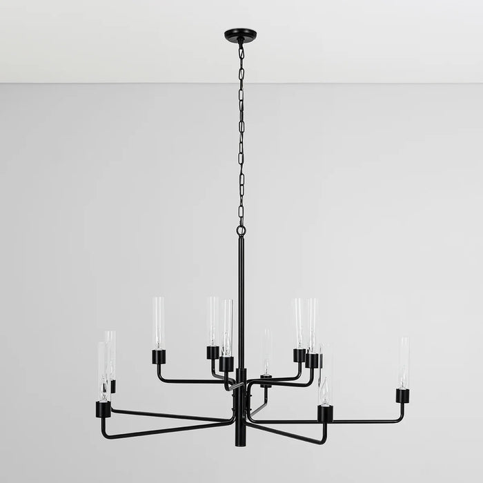 Monterey-Black-Contemporary-Industrial-Chandelier-White-Stone-Decor-5