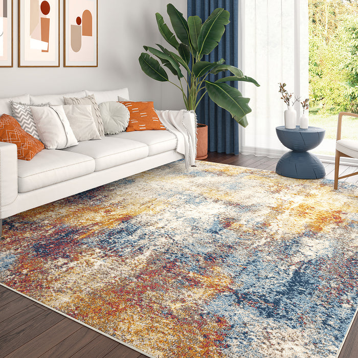 Multi-Color-Crossett-Abstract-Rug-White-Stone-Decor-4