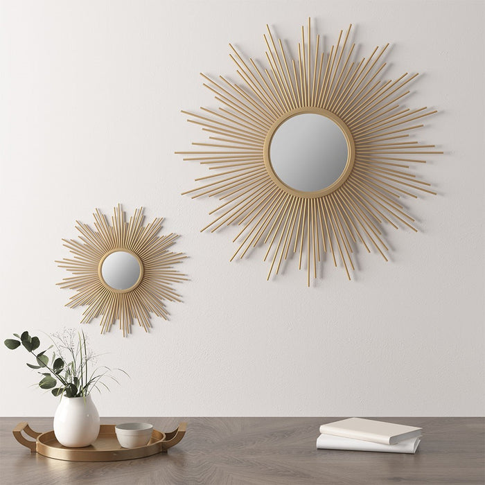 Newcastle-Sun-Gold-Wall-Decor-Mirror-White-Stone-Decor