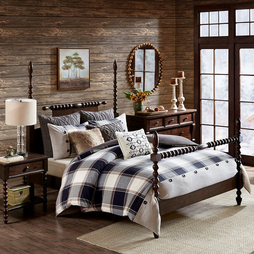 Noah-Gray-Plaid-Farmhouse-9-Piece-Comforter-Set-White-Stone-Decor-1