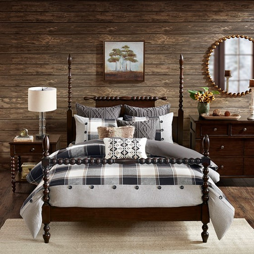 Noah-Gray-Plaid-Farmhouse-9-Piece-Comforter-Set-White-Stone-Decor