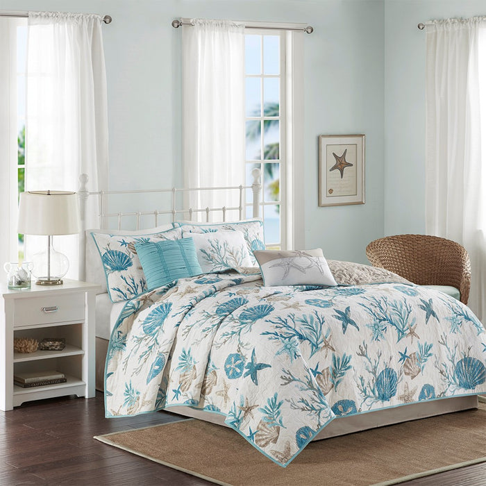 Ocean-Aqua-Corals-7-Piece-Quilt-Set-White-Stone-Decor