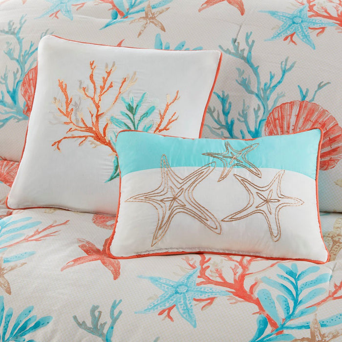 Ocean-Corals-7-Piece-Comforter-Set-White-Stone-Decor-4