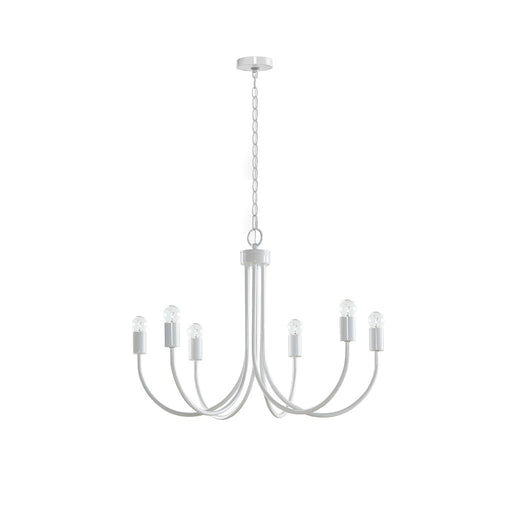 Ogdensburg-White-Chandelier-White-Stone-Decor-1