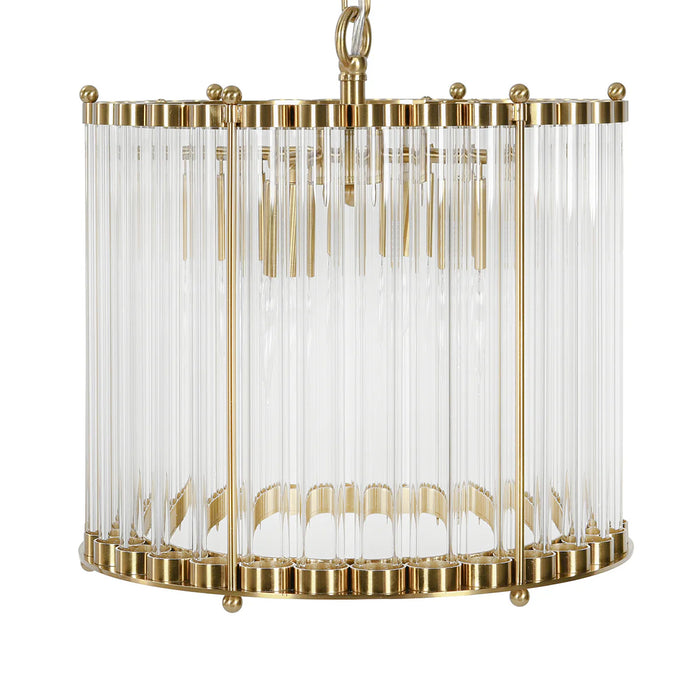Paris-Gold-Round-Glass-Mid-Century-Chandelier-White-Stone-Decor-1