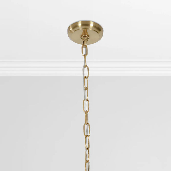 Paris-Gold-Round-Glass-Mid-Century-Chandelier-White-Stone-Decor-6