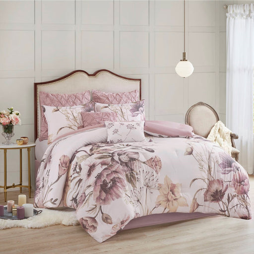 Pink-Isabella-Floral-Farmhouse-8-Piece-Comforter-Set-White-Stone-Decor-1