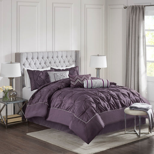 Purple-Rosa-Luxury-Tufted-7-Piece-Comforter-Set-White-Stone-Decor-1