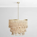Retro-Gina-Gold-Brown-Bead-Round-Chandelier-White-Stone-Decor-3