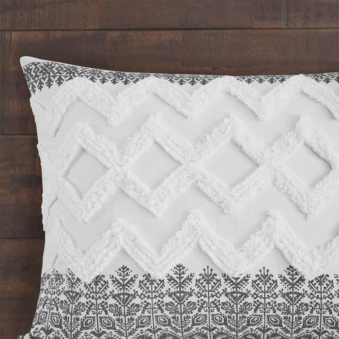 Roseville-Grey-Boho-Farmhouse-Comforter-Set-White-Stone-Decor-4