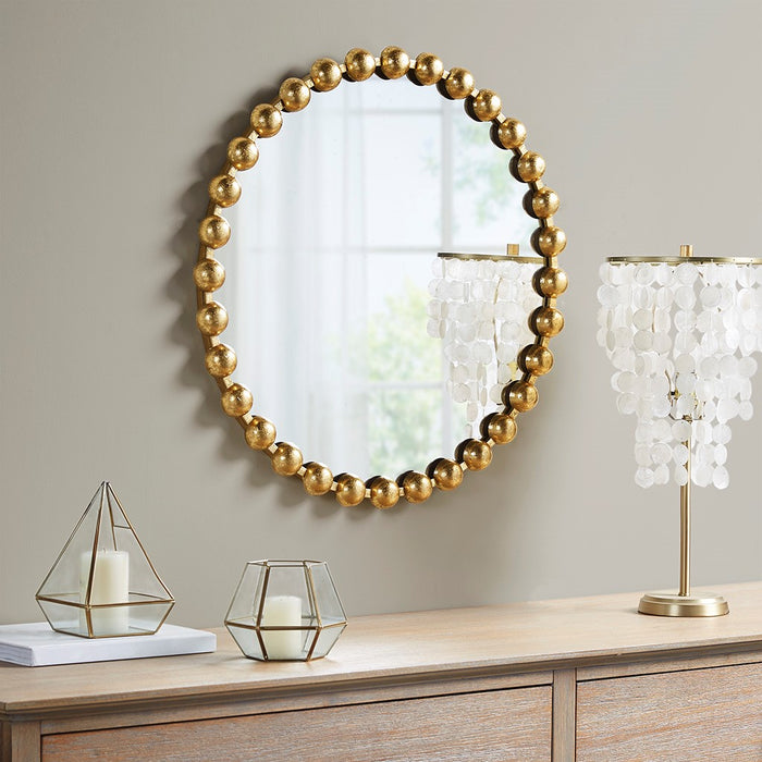 Round-Bloomington-Gold-Wall-Mirror-White-Stone-Decor-1