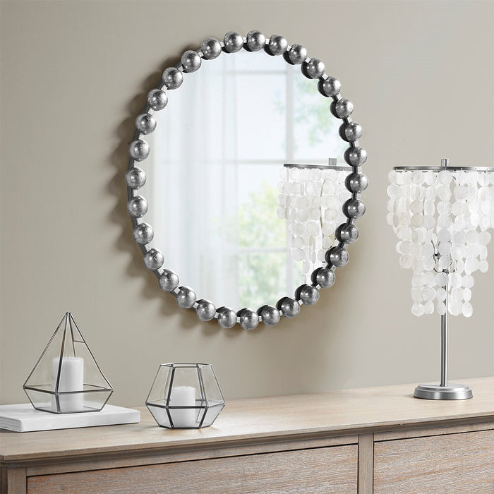 Round-Bloomington-Silver-Wall-Mirror-White-Stone-Decor-1