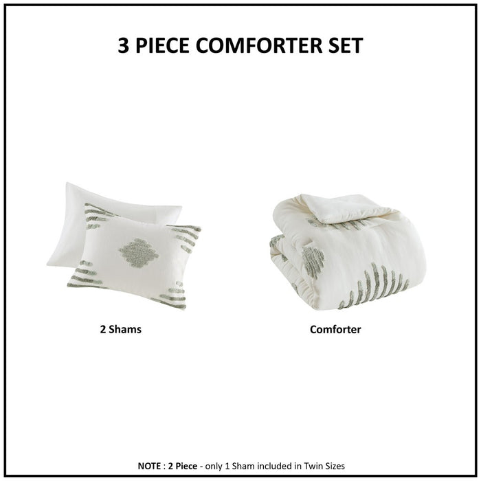 Russell-Green-Ivory-Boho-Farmhouse-Comforter-Set-White-Stone-Decor-6