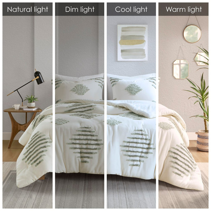 Russell-Green-Ivory-Boho-Farmhouse-Comforter-Set-White-Stone-Decor-8