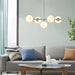 San-Dimas-Gold-5-Light-ChandelierWhite-Stone-Decor-1