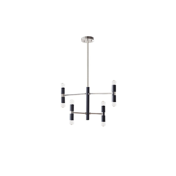 San-Martin-Black-Silver-Chandelier-White-Stone-Decor-3